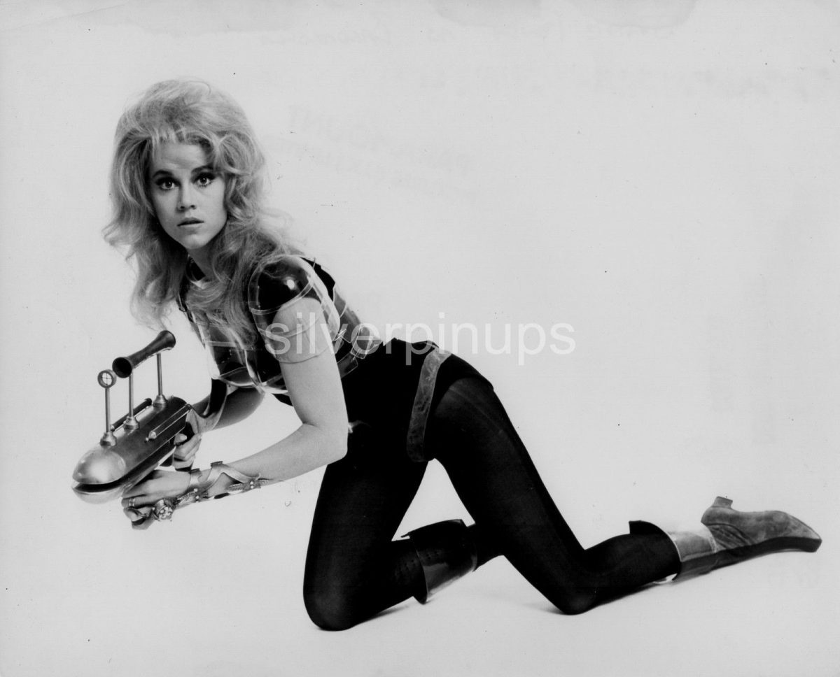 3 Orig 1968 Jane Fonda Stunning Sci Fi Costume Portraits “barbarella” Silverpinups 6320