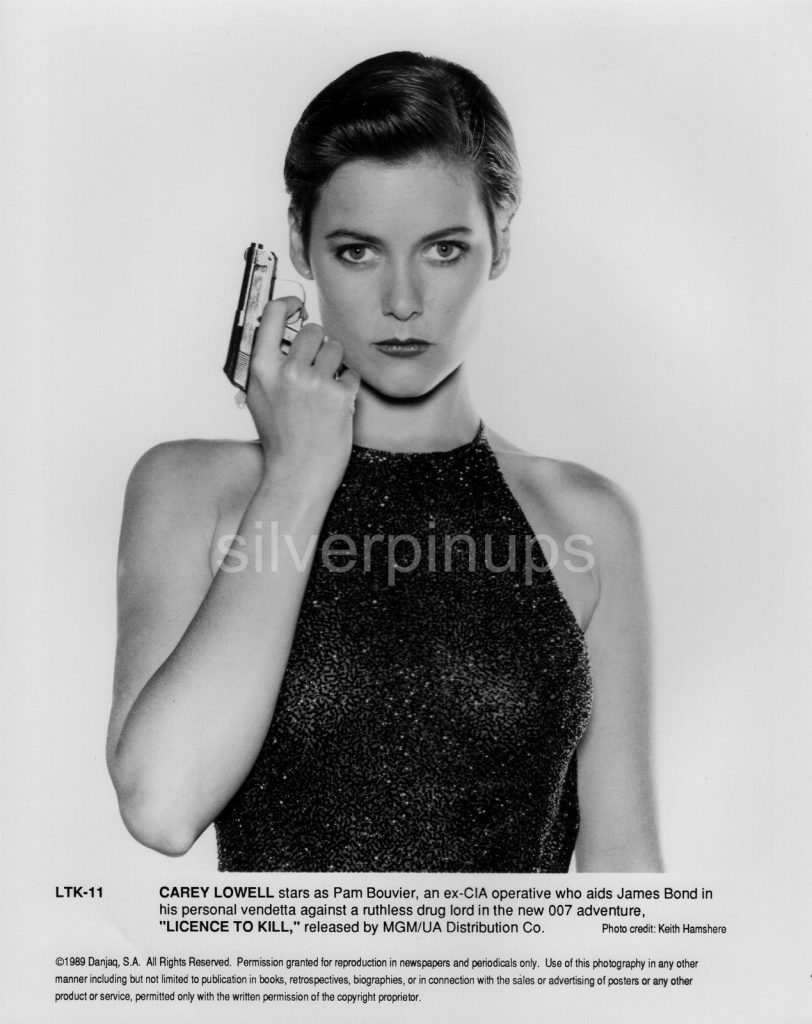 Orig 1989 CAREY LOWELL Bond Beauty.. “LICENCE TO KILL” Portrait ...
