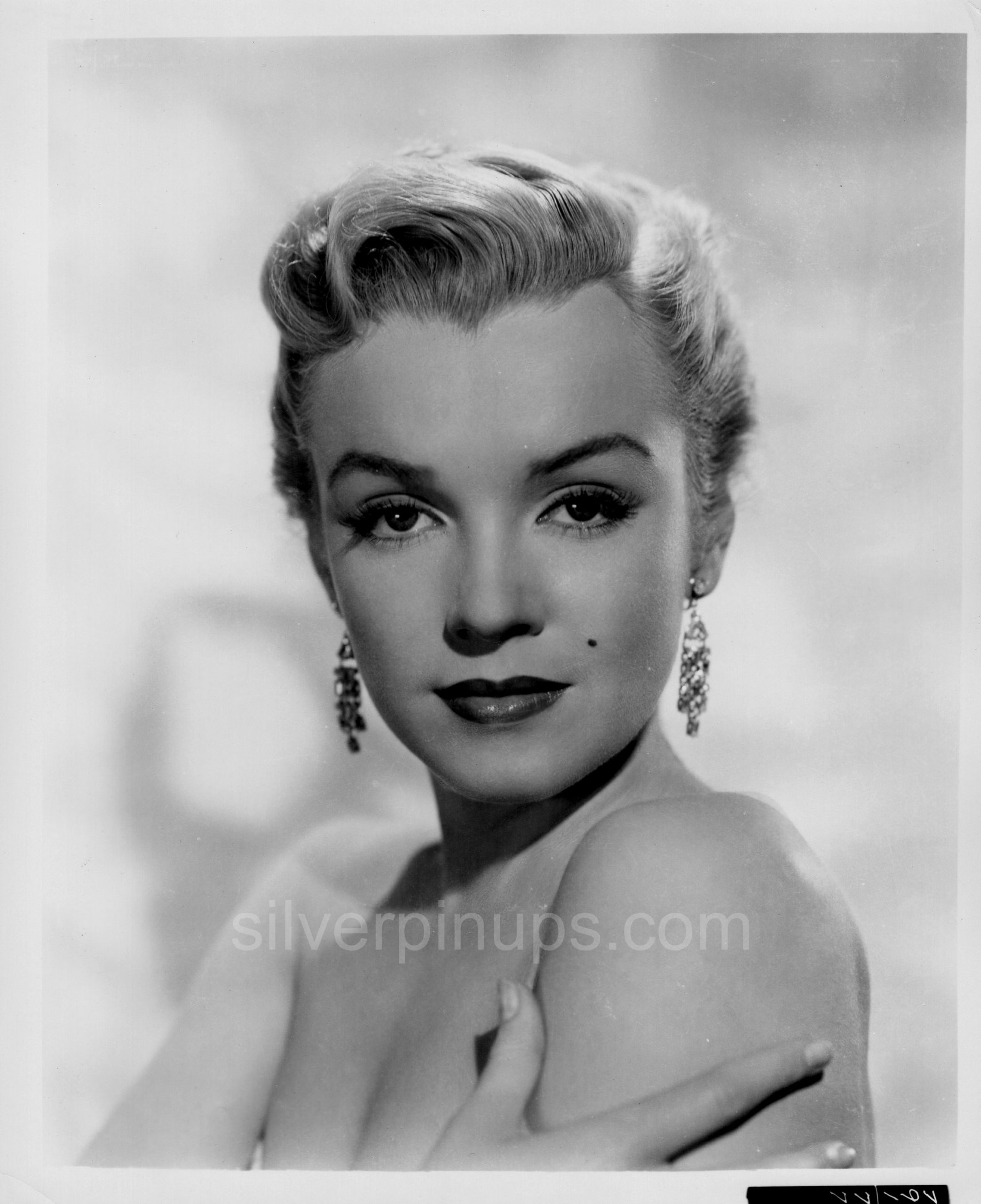Orig 1950 Marilyn Monroe Dazzling Beauty Early Glamour Portrait “all About Eve” Silverpinups